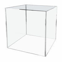 Eddie's Clear Acrylic Display Box - 10"L x 10"W x 10"H - Clear-Display Box