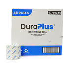 DuraPlus 1-Ply Bathroom Tissue - White - 48 Pack-Bright white, and soft to the hand