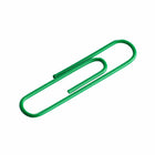 JAM Paper Colored Jumbo 2" Paper Clips - Green - 3 Packs of 75-These colorful paperclips are great for organizing papers at home, school, or the office