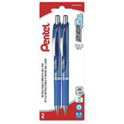 Pentel EnerGel Liquid Gel Pens Retractable – 0.5mm – Blue – 2 Pack-Engineered to incorporate the best qualities of liquid and gel ink
