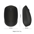 Logitech M170 2.4 GHz Wireless Mouse with USB Mini Receiver - Black-8
