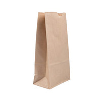 Jam Paper Kraft Lunch Bags - Medium - 5" x 9.75" x 3" - Brown Kraft Recycled - 25 Pack-Color: Brown Kraft