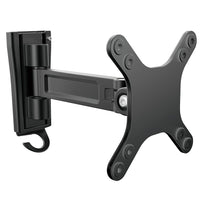 StarTech Wall-Mount Monitor Arm, Single Swivel (ARMWALLS)-Mount your monitor or flat-screen TV on a wall to save space and easily share your screen
