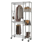 Rangement mobile pour placard TRINITY EcoStorage, Chrome (TBFZ-2702)-La mention EcoStorageMC indique qu’il s’agit d’une fabrication écologique. Aucun produit chimique toxique n’est libéré dans l’environnement pendant la fabrication de ce produit. Des ressources renouvelables et durables sont utilisées dans sa conception