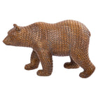 Truu Design Large Walking Bear Figurine, 12.5 x 7.5 inches, Beige-Material: made of high-quality, durable and safe polyresin with a matte finish and gold-plated paws and nose will be a perfect addition to any room setting