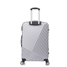 TOSCANO PRODIGIO 20" Hardside Carry On Luggage - Titanium Silver-ABS Hardshell