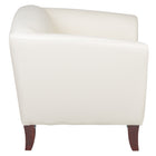 Flash Furniture – Fauteuil en cuir de la série Hercules Imperial, blanc-Rembourrage LeatherSoft Blanc
