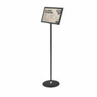 FuTECH Floor Stand - 11"W x 8-1/2"H - Black-Metal