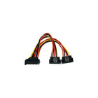 StarTech 6In Latching Sata Power Y Splitter Cable Adapter, M/F-6"