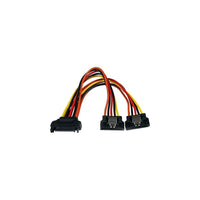 StarTech 6In Latching Sata Power Y Splitter Cable Adapter, M/F-6"