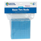 Learning Resources Base Ten Components 50 Blue Rods-Usage ideas: Used to teach math concepts, value and grouping while enabling students to easily manipulate and visualize varying quantities