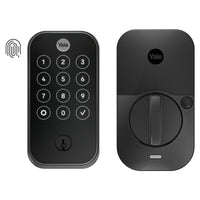 Yale 420 Assure Lock 2 Touch with Bluetooth - Keyed - Black Suede-Unlock with your fingerprint with a 99 percent accuracy and less than 0.5 seconds recognition time