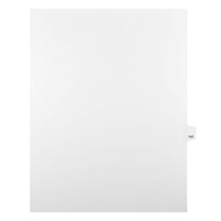 Mark Maker Legal Exhibit Index Tab White Single Tabs, 1/25th Cut, Letter Size, No Holes, Number 141, 25 Pack-White Single Tabs, 1/25th Cut