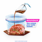 Ziploc - Sacs de Marque Congélation Moyen - Paquet de 300-17,7 cm x 18,8 cm
