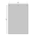Mark Maker Acrylic Hanging Sneeze Guard - 32" W x 48" H-Includes holes on top for hanging.