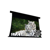 EluneVision Reference AudioWeave 4K Tab Tensioned Screen, Audio-Transparent Material, 150", 16:9-Tab-tensioners ensure a perfectly flat screen surface, today and year after year