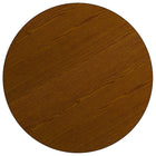 Flash Furniture Mobile 42" Round Oak HP Laminate Activity Table - Height Adjustable Short Legs-Recommended Grade Level: Preschool - 2nd Grade