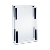 Azar Acrylic Back Sign - 11" W x 17" H - Clear - 2 Pack-Sold in Packs of: 2