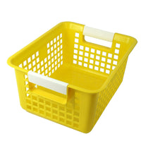 Romanoff Book Basket -  Yellow -  3 Pack (ROM74903)-Stackable