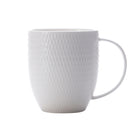 Maxwell & Williams Diamonds Coupe Mug - White - 8 Pack-Dinnerware