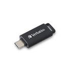 Verbatim 32GB USB 3.2 Gen 1 Flash Drive - Black-Retractable