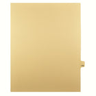 Mark Maker Legal Tabs - Letter Size - Buff - 1/25th cut - 25 tabs per package - 5 packages Pack - Number 118-Buff Single Tabs