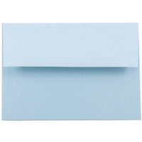 JAM Paper A6 Invitation Envelopes, 4.75 x 6.5, Baby Blue, 1000 Pack (155626B)-Light baby blue