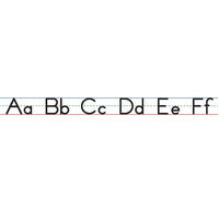 Ashley Productions Magnetic Manuscript Alphabet Lines, 24" x 3" (ASH11306)-Magnetic Classroom Decorations