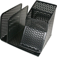 Artistic Products Metal Mesh Desk Organizer-Punched flat metal construction