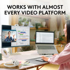 Logitech Brio 100 Full HD Webcam - Off-White-USB-A plug-and-play connectivity