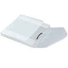 JAM Paper Plastic CD Case Portfolio with Elastic Closure, 5 x 5.63 x.38, Clear, 5 Pack (2503 001g)-Dimensions: 5" x 5 5/8" x 3/8" CD case