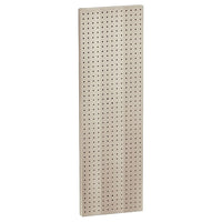 Azar Displays 44" x 13.5" Pegboard 1-Sided Wall Panel, Solid Almond, 2 Pack-For use with flat surface