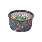 Staples Metal Mesh Small Doodad Cup - 2" x 3-1/2" Diameter-Organizational cup