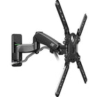 North Bayou F500B Full Motion TV Wall Mount for 50" to 60" TV - Black-Integrated cable management