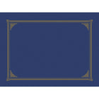 Geographics Certificate and Document Covers, Linen Textured, 9-3/4" x 12-1/2", Navy, 6 Pack-80 lb. textured cover stock