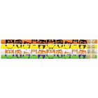 Crayon étudiant du mois Musgrave, couleurs assorties-Crayons ronds en bois, qualité #2