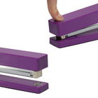 JAM Paper Modern Desk Stapler, Purple-Capacity: 2000 staples