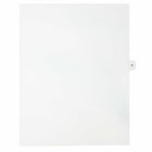 Mark Maker Legal Exhibit Index Tab White Single Tabs, 1/15th Cut, Letter Size, No Holes, Letter G, 25 Pack-White Single Tabs, 1/15th Cut