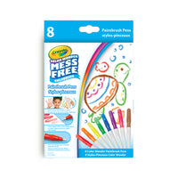Crayola Color Wonder Mess-Free Paintbrush Pens - 8 Pack-COLOR WONDER PAINT SET: Features 8 Color Wonder Paintbrush Pens for use with Color Wonder Paper & Colouring Pages (each sold separately)