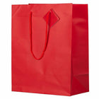 JAM Paper Gift Bags with Rope Handles - Large - 10" x 13" x 5" - Red Matte - 100 Pack-Quantity: 100 per pack