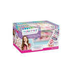 Make It Real Ultimate Jewelry Station-This massive DIY jewelry making kit guides tween girls to create their own fashionable bracelets, necklaces, rings and headbands using over 2600 beads, and waxed and elastic cords
