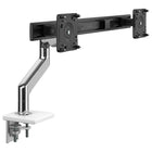 Humanscale M8.1 Monitor Arm with Crossbar - M81CMWB2B-With innovative features like its Compensator Mechanism and Self-Lubricating Precision Bearings, M8.1 allows users to effortlessly adjust their monitor(s) to their optimal ergonomic position while also providing top-to-bottom cable management