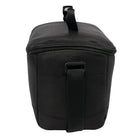 Roots Lunch Bag - Black-"U" top zippered opening for easy access