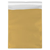 JAM Paper Foil Envelopes with Self Adhesive Closure, 10 x 13, Open End, Gold, 25 Pack (132355)-Gold