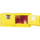 Justrite Sure-Grip EX Stackable "Piggyback" Cabinets, 2 Doors, Manual, Piggyback, 43" x 18" x 18"-Can be used singly or stacked to provide expanded or segregated storage of flammables