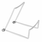 Eddie's #2A Vinyl Coated Wire Display Easel - 4-3/4"H x 3-3/4"W Base - White - 12 Pack-Counter Display Easel