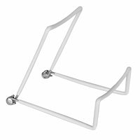 Eddie's #2A Vinyl Coated Wire Display Easel - 4-3/4"H x 3-3/4"W Base - White - 12 Pack-Counter Display Easel