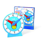 Hand2Mind Magnetic Demonstration Advanced NumberLine Clock - Multicolor-learning clocks for kids to tell time: Our signature Number Line Clock helps young learners to physically and mentally connect concepts between a number line and time.