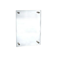 Azar Displays Acrylic Standoff Sign Holder, 18" x 24" (105524)-Sign holder