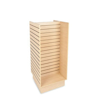 Econo Line EC-H2-24 M Slatwall Merchandizer, 24"W x 24"D x 54"H, Maple-Econo Line streamline merchandizer